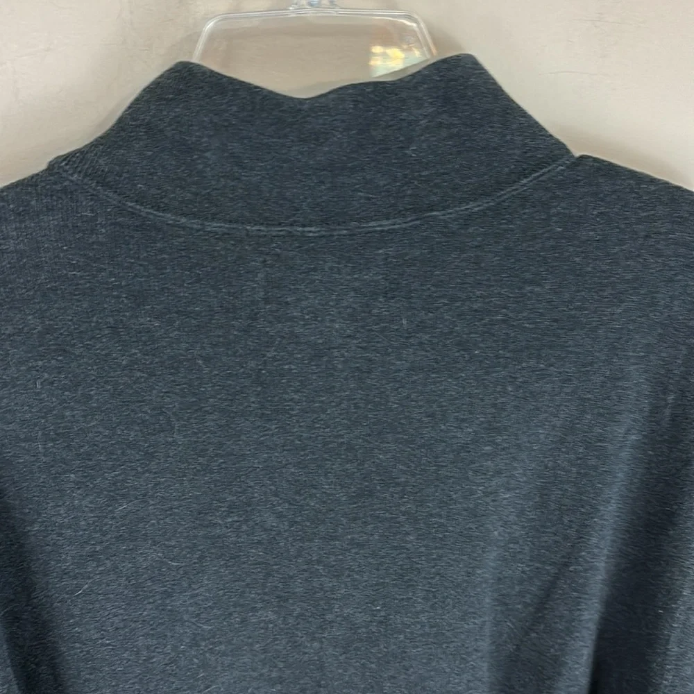 Polo Ralph Lauren Gray Cotton 1/4 Zip Pullover Sweater Size Large